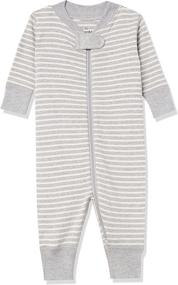 img 4 attached to 🌙 Moon and Back: Girls' One Piece Footless Pajamas – Comfortable Sleepwear by Hanna Andersson