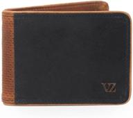 👔 stylish leather bifold wallets for men - cartera hombre: men's accessories, card cases & money organizers logo