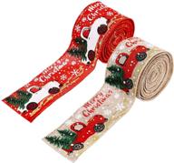рождественские винтажные ленты для упаковки украшений логотип
