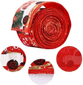 img 2 attached to Рождественские винтажные ленты для упаковки украшений