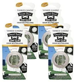 img 2 attached to Yankee Candle Car Freshener Smart-Scent Vent Clips Interior Accessories