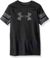 ultimate style and comfort: under armour boys graphic short sleeve - perfect for active boys! logo