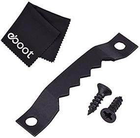 img 2 attached to eBoot 100 Pack Black Sawtooth Picture Frame Hanging 🖼️ Hangers Double Hole with Screws, 1.5 Inch - Enhanced SEO