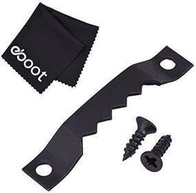 img 3 attached to eBoot 100 Pack Black Sawtooth Picture Frame Hanging 🖼️ Hangers Double Hole with Screws, 1.5 Inch - Enhanced SEO