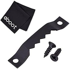 img 4 attached to eBoot 100 Pack Black Sawtooth Picture Frame Hanging 🖼️ Hangers Double Hole with Screws, 1.5 Inch - Enhanced SEO