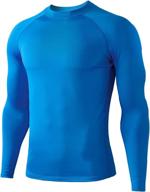 winter essential: stay warm and dry with huge sports men's thermal base layer for skiing, running, and workout логотип