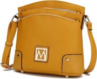 👜 women's mkf crossbody bag with compartment - handbags & wallets for stylish crossbody bags logo