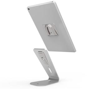 img 3 attached to 🔒 Enhance Device Security with Compulocks Maclocks HoverTab Universal Display Stand for Tablets and Smartphones, Silver (HOVERTAB)