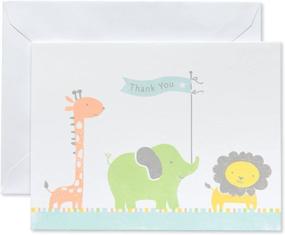 img 4 attached to Express Gratitude with American Greetings Elephant Thank You Envelopes