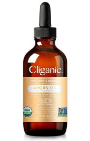 img 3 attached to 🌿 Органическое масло арганы Cliganic: 100% чисто, импортированное из Марокко для волос, лица и кожи - холоднопрессованное базовое масло.