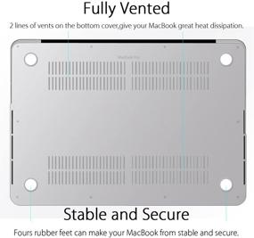 img 2 attached to UESWILL Matte Hard Shell Case Cover Compatible With MacBook Pro (Retina