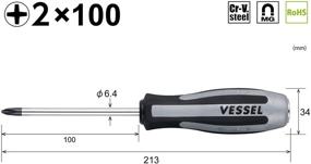 img 3 attached to 🔧 Винтовка Megadora 980 Impacta P2x100 #2: Бескомпромиссный отвертка для крестообразных крепежей