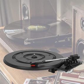 img 2 attached to BNineteenTeam 28cm Vinyl Record Player Turntable with Automatic Arm Return - Phonograph for Vinyl Records