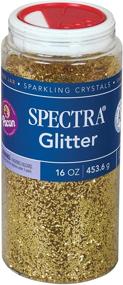 img 4 attached to ✨ Spectra Glitter Sparkling Crystals - Gold, 16-Ounce Jar by Pacon PAC91780