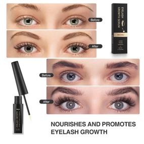 img 2 attached to SHVYOG Eyelash Growth Serum: Longer, Fuller & Thicker Lashes and Brows - Rapid Lash Boosting Treatment for Home Spa Eyelash Growth