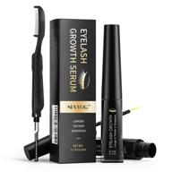 shvyog eyelash growth serum: longer, fuller & thicker lashes and brows - rapid lash boosting treatment for home spa eyelash growth logo