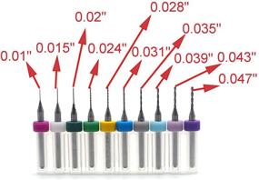 img 1 attached to 🛠️ Geesatis Circuit: Precision Carbide Jewelry Tool Set - 0.3mm & 1.2mm Diameter Circuits