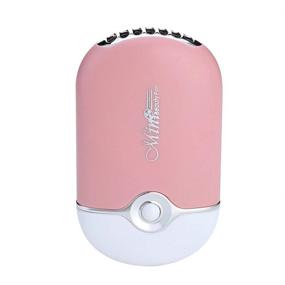 img 4 attached to 👁️ MISMXC Eyelash Fan: Rechargeable Mini Handheld Lash Dryer with Built-in Sponge – Ideal for Eyelash Extension Application