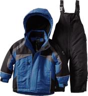 rothschild little colorblock snowsuit large boys' clothing ~ jackets & coats logo