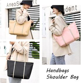 img 3 attached to Wxnow Handbags Purses Satchel Shoulder Women's Handbags & Wallets: Fashionable Satchels for Style-Savvy Women