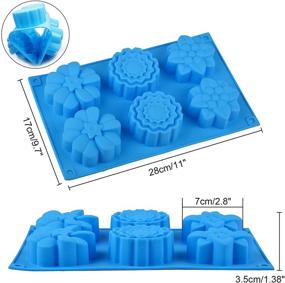 img 4 attached to 🌸 Kyerivs 6 Cavity Silicone Flower Soap Molds - DIY Soap & Chocolate Making Supplies