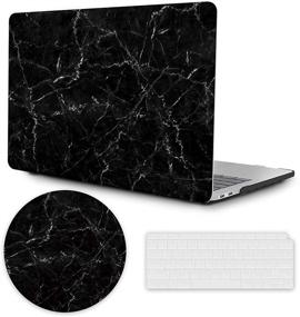 img 4 attached to DAPESUOM Keyboard Compatible Black Marble