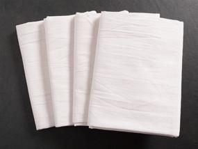 img 2 attached to 🧺 KAF Home Flour Sack Kitchen Towels: White, Set of 4 [100% Cotton]