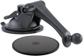 img 4 attached to 🚘 ARKON GN079WD Replacement Windshield Dashboard Suction Mount Pedestal with 3-Inch Arm for Garmin nuvi GPS - Upgrade or Add-On