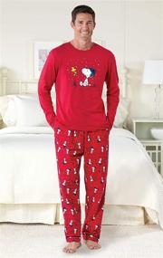 img 3 attached to Snug and Stylish: PajamaGram Fun Men Christmas Pajamas - Must-Have Men's Clothing!