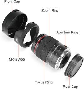 img 1 attached to MEKE 6-11mm F/3.5 Wide Angle APS-C Manual Focus Zoom Lens: Compatible with EF Mount DSLR Cameras