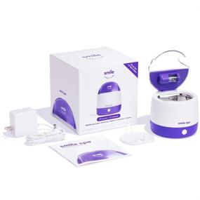 img 4 attached to Revitalize Your Oral Health with SmileDirectClub Smile Spa: Ultrasonic and UV Cleaning Machine for Aligners, Retainers, Toothbrush Heads, and More