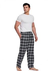 img 1 attached to CYZ 100% Cotton Super Soft Flannel Men's Pajama Sleepwear