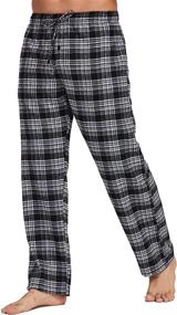 img 4 attached to CYZ 100% Cotton Super Soft Flannel Men's Pajama Sleepwear