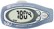 sportline 340 step and distance pedometer bundle - includes pedometer, warranty card, instruction sheet, and walking book logo