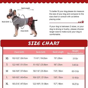 img 1 attached to 🐶 Kuoser Dog Sweater, British Style Knitwear Vest for Small Medium Dogs Puppies Bulldog with Leash Hole, Turtleneck Pullover Dog Coat for Fall Winter - XS-XL Sizes Available