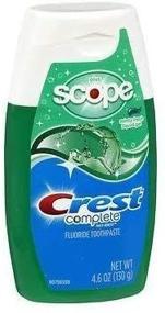 img 2 attached to 🦷 Crest Plus Scope Liquid Gel Minty Fresh Toothpaste - 4.6 oz, Pack of 2