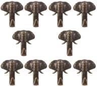 🥒 cucumis elephant style picture link soft nail, bronze finish - set of 10 pcs - no accessories needed logo