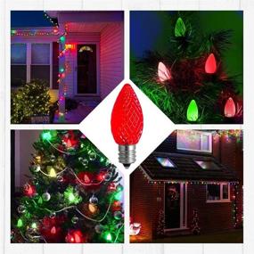 img 1 attached to 🔌 Industrial Electrical Replacement Shatterproof Candelabra Christmas Bulbs