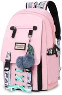 bevalsa backpack schoolbag teenagers resistant backpacks logo