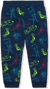 img 1 attached to Boys' PJ Masks Jogger Set: Long Sleeve Raglan Tee and Jog Pants for Kids and Toddlers