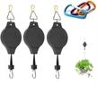 ceiling retractable hanging baskets different logo