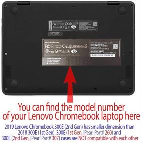 img 2 attached to 📦 mCover Hard Shell Case for 2019 11.6" Lenovo 300E (2nd Generation) 2-in-1 Chromebook Laptop (Excludes Lenovo 300E Windows & N21/N22/N23/100E/500E Chromebooks) - Enhanced SEO