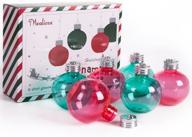 stylish & festive: mealivos christmas spirit shot glasses (set of 6) logo