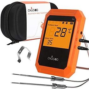 img 2 attached to 🔥 Bluetooth BBQ Meat Thermometer with 6 Probe Port for Smoker Grilling – Digital Oven Thermometer with Carrying Case Included