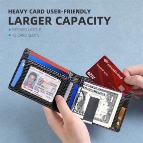 img 3 attached to Zitahli Wallet Capacity Blocking Minimalist Men's Accessories in Wallets, Card Cases & Money Organizers