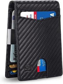 img 4 attached to Zitahli Wallet Capacity Blocking Minimalist Men's Accessories in Wallets, Card Cases & Money Organizers