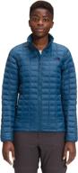 thermoball eco insulated jacket for women by the north face логотип