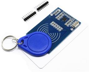 img 3 attached to 🔑 Замок HiLetgo RFID Kit: Mifare RC522 RF IC Считывающий модуль карты + S50 Пустая карта + Ключевое кольцо для Arduino Raspberry Pi - Набор высококачественного стартера RFID