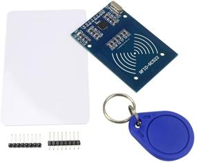 img 1 attached to 🔑 Замок HiLetgo RFID Kit: Mifare RC522 RF IC Считывающий модуль карты + S50 Пустая карта + Ключевое кольцо для Arduino Raspberry Pi - Набор высококачественного стартера RFID