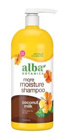 img 4 attached to 🥥 Alba Botanica Coconut Milk More Moisture Shampoo, 32 Oz